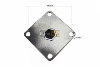 Ступица колеса на вал 23mm, 14см, 4отв.x110mm к-кт 2шт