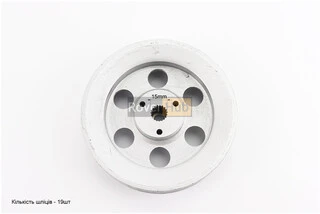 Шкив D-140mm под шлиц Z-19 (два паза под ремень SPB)