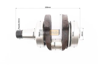 Колінвал D-38mm +підшипники