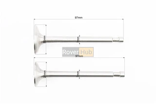 Клапан впускной (h-97; D-32; d-7), выпускной (h-97; D-27; d-7) к-кт 2шт R175A/R180NM