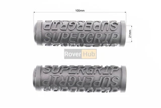 Ручки керма 100мм, чорні PVC-111B