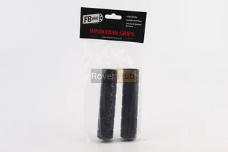 Ручки керма 130мм з затискачем Lock-On, чорні TPE-077