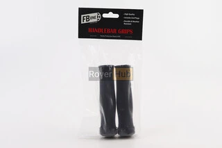 Ручки керма 130мм з затискачем Lock-On, чорні TPE-187A