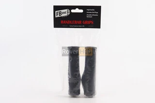 Ручки керма 130мм з затискачем Lock-On, ергономічні, чорні TPR-073