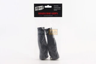 Ручки керма 140мм з затискачем Lock-On з двох сторін, ергономічні, чорні TPR-081