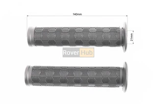 Ручки керма BMX 140мм, чорні TPR-076А