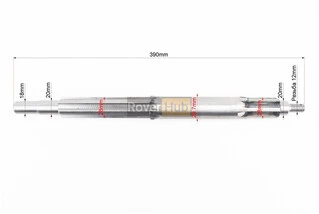Вал КПП первичный (с валом отбора мощ.) 390mm, JR-Q12E