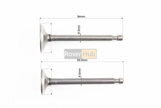 Клапан впускной (h-84; D-30; d-6,5), выпускной (h-83,5; D-26; d-6,5) к-кт 2шт 173F/177F