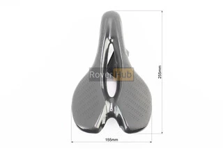 Сиденье MTB 255x155мм с фонарем, зарядка от USB, чёрное LT-911