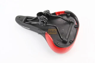 Сидіння MTB 255x180мм, чорно-червоне AVY-6753