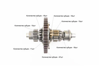 Диференціал у зборі Z-47, Z-15x16, Z-11, Z-16 JR-Q12E (120-1), з блокуванням, без шпонки