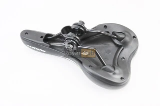 Сиденье MTB 265x155мм, чёрно-зелёное AVY-6632