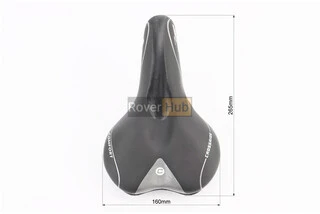 Сиденье MTB 265x160мм, чёрное CROSSRIDE N524