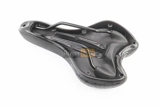 Сиденье MTB 270x160мм, чёрно-бело-зелёное "GEL"