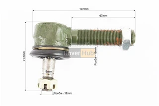 Накінечник кермувальний M18, M12 к-кт 2шт лев./пр., JR-Q12E
