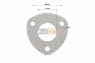 Прокладка глушника R175A/R180NM 3отв., коліно-глушник, к-кт 5шт, (на блістері)