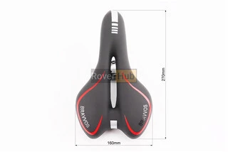 Сиденье MTB 270x160мм, чёрно-красное YF-1034