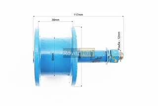 Ролик натяжний ременя D-78mm, H-50mm