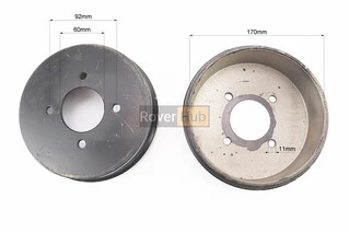 Тормозной барабан D-170mm, 4отв.x92mm к-кт 2шт