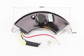 Реле напряжения AVR однофазное 4-6кВт (корпус - сегмент, алюминий, контакты - 2 "мама" + 4 "папа", 250V, 470&micro;F)