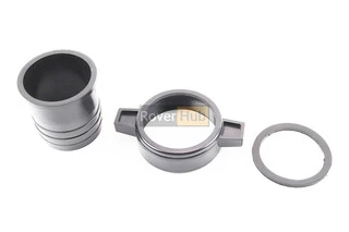 Перехідник мотопомпи з фланця на шланг, пластмаса к-кт 3шт, 3"(74mm)